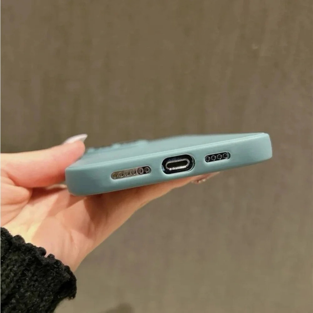 ⚠️Clearance iPhone 13/Pro/Pro Max Solid Dusty Blue Phone Case - Picture 4 of 4